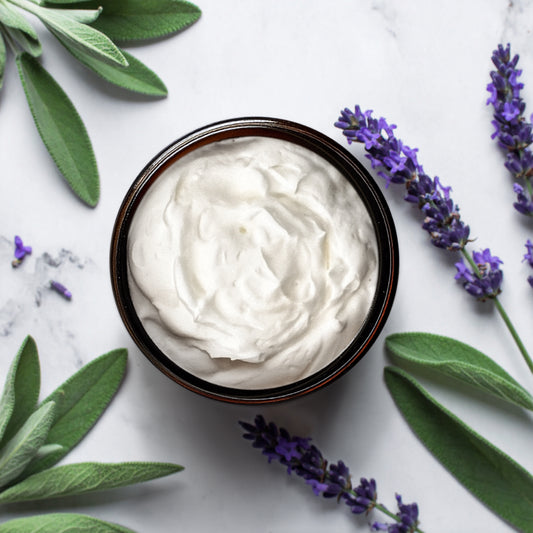 whipped tallow body butter | lavender sage