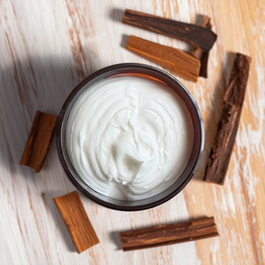 whipped tallow body butter | sandalwood